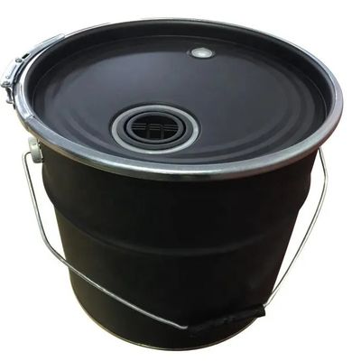 গোলাকার খাদ্য নিরাপদ ধাতু বালতি 5 গ্যালন 0.28-0.42mm