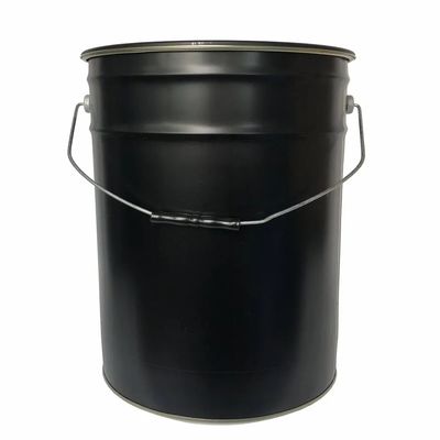 গোলাকার খাদ্য নিরাপদ ধাতু বালতি 5 গ্যালন 0.28-0.42mm