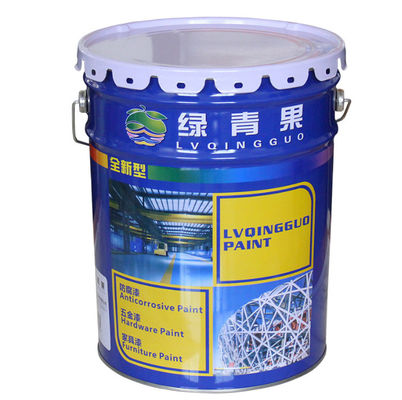 ধাতব পেইন্ট বালতি ঢাকনা সহ পাউডার লেপ 5l ক্ষমতা